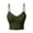 Green, variant on Womens Camisole Tank Tops V Neck Spaghetti Strap Blouses Cross Back Sleeveless Cami Shirt Black S