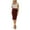Dark Burgundy, variant on Womens High Waist Bodycon Fitted Midi Knee Pencil Skirt