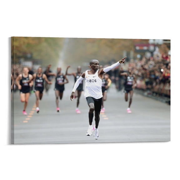 Eliud Kipchoge Canvas Poster Canvas Wall Art Poster Decorative Bedroom Modern Home Print Picture Artworks Posters 16x24inch(40x60cm)