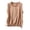 Khaki, variant on ZyeKqe Tank Tops for Women Sleeveless Shirts Dressy Casual Ruffle Blouses Drawstring Hem Loose Fitting Summer Top