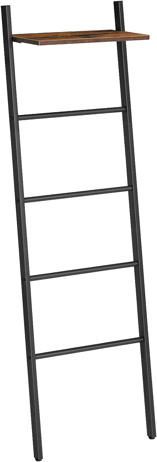 HOOBRO 61.4" 5Tier Wide Blanket Ladder Shelf Magazine Stand Bathroom