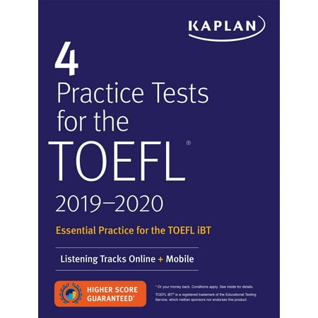 4 Practice Tests for the TOEFL 2019-2020 : Listening Tracks Online + (Best Toefl Practice Test)