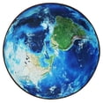 thumbnail image 1 of Multi-function Office Chair Mat Floor Protective Mat Computer Gaming Rolling Chair Earth Pattern Mat, 1 of 4
