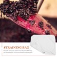 thumbnail image 2 of Polyester Filter Bag Drawstring Wine Brew Juice Liquid Straining Reusable Bags Milk Mesh, 2 of 6
