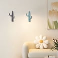 thumbnail image 5 of Cactus Wall Hook Cast Iron Wall Mounted Heavy Duty Metal Hanger for Coat/Key/Bag, 5 of 11