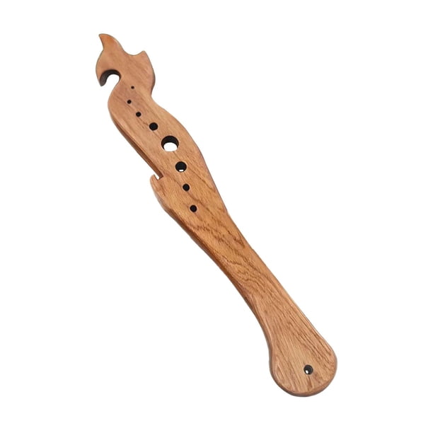 Herramienta de cocina de madera 3 en 1, multifuncional, resistente y para cocinar. Marrón