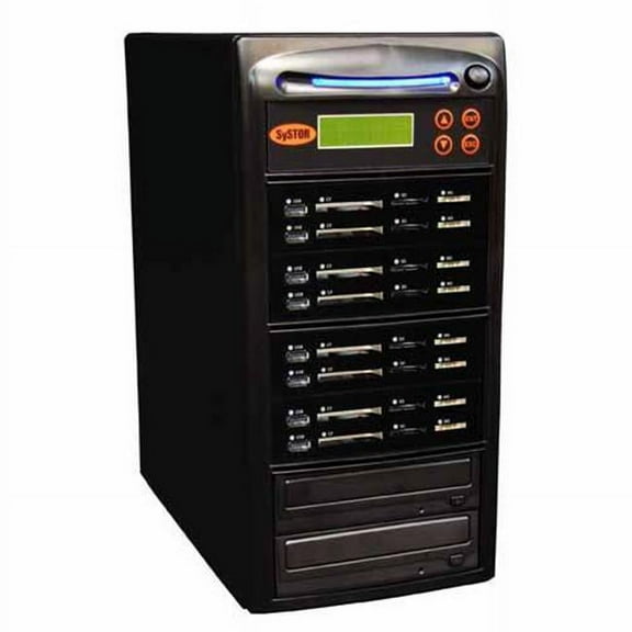 Systor   1-7 USB  SD & CF All-in-One Combo Flash Memory Card Duplicator