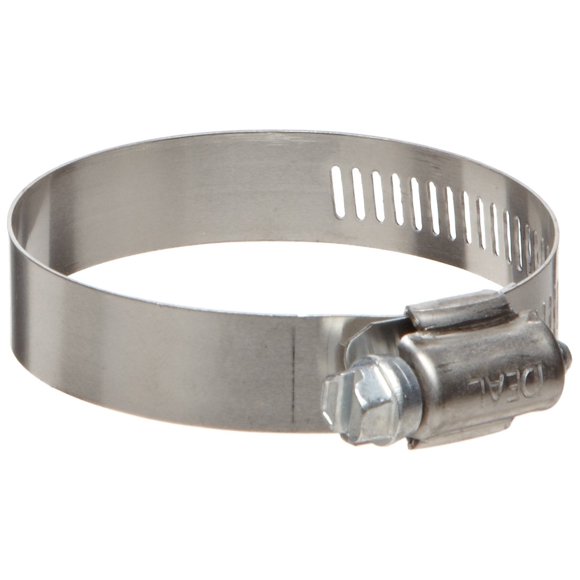 Ideal-Tridon Hy-Gear 50 Series Acier Inoxydable 201/301 Pince à Tuyau en Forme de Ver, Usage Général, Taille 44 SAE, Compatible avec Tuyau 2-1/4 - 2-1/2 Pouces ID, 57 mm - 82 mm Gamme de Tuyau (Lot de 10)
