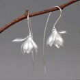 thumbnail image 3 of Pendientes colgantes de flor de Magnolia natural S925 Yashi, 3 of 5