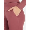 thumbnail image 2 of Avia Women's and Women's Plus SoftSculpt High-Rise Joggers with Side Pockets, 28" Inseam, Sizes XS-4X, 2 of 6