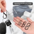 thumbnail image 3 of Zipper Clip Theft Deterrent (15pcs) - Backpack Zipper Lock Carabiner Clips (3 Sizes), 3 of 5