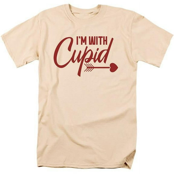 I'M With Cupid Mens Short Sleeve Shirt