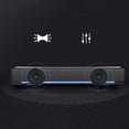 thumbnail image 1 of USB Wired Soundbar, Computer , USB Wired Stereo Soundbar Music Player Bass Surround Sound Box 3.5mm Input for PC Cellphones, 1 of 7