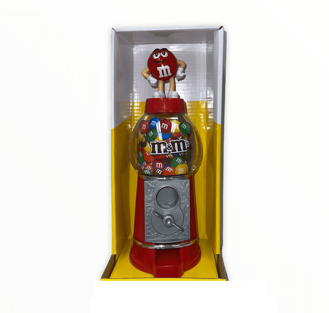 M&M Candy Dispenser Yellow, Suitable for M&M Chocolate, Coin