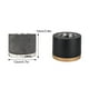 thumbnail image 3 of Wosthever Fogatas de sobremesa de hormigón, duraderas y portátiles para cualquier ocasión, estufa portátil para fogatas carpas oro negro, 3 of 6