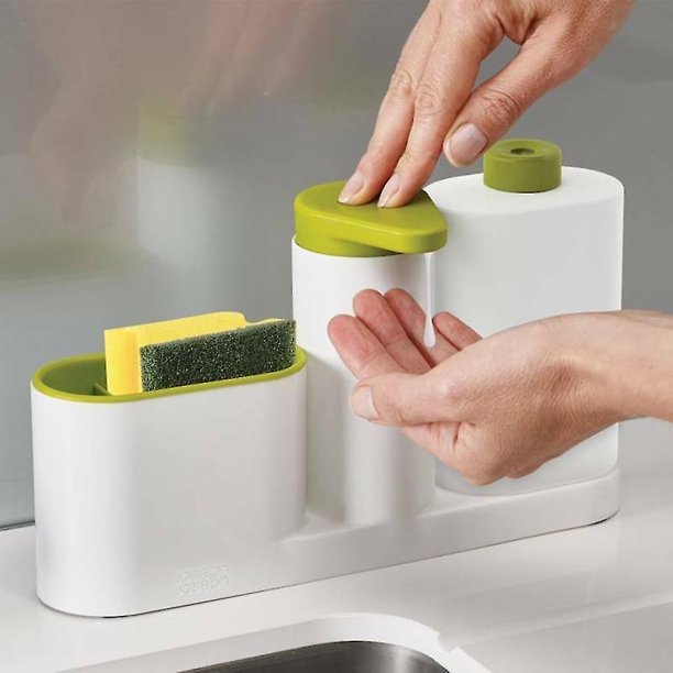 Esponjas de cocina YONGSHENG Soporte para cepillos organizador Dispensador de jabón Líquido