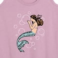 thumbnail image 3 of Instant Message - Mermaid Holding Bubbles - Women's Racerback Tank Top, 3 of 6
