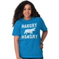 thumbnail image 4 of Funny Hungry Hangry Hippos Men's Graphic T Shirt Tees Brisco Brands 4X, 4 of 6