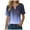Dark Blue, variant on vigerkar Womens Summer Short Sleeve Blouse Plus Size Ladies Shirts Floral Loose Flowy Tops for Leggings Rose Gold, L