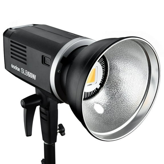 Godox SL Series SLB60W 60W Battery-Operated White LED Video Light, 5600K Color Temperature