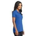 thumbnail image 4 of Port Authority Ladies Cotton Touch Performance Polo-XL (Strong Blue), 4 of 6