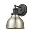 thumbnail image 2 of Elk Home 7-Inch Wide Haralson Vanity Light, Traditional, Charcoal, 2 of 4