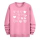 thumbnail image 3 of TaTaai Men's Valentine Heart Print Long Sleeve Round Neck Pullover, Valentine's Day Gift, Casual Sports Activewear Top Gift, 3 of 6