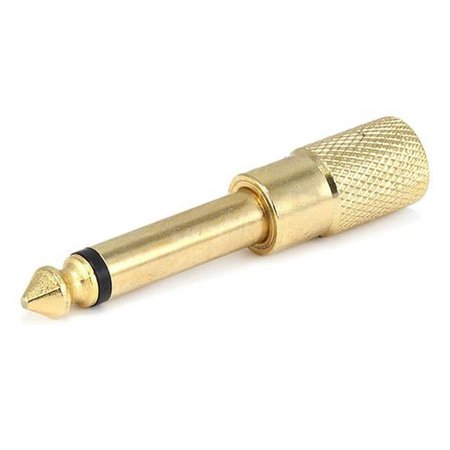 UPC: 0844660071679 | Monoprice 7167 Metal 6.35mm Mono Plug to 3.5mm Stereo Jack Adapter  Gold Plated