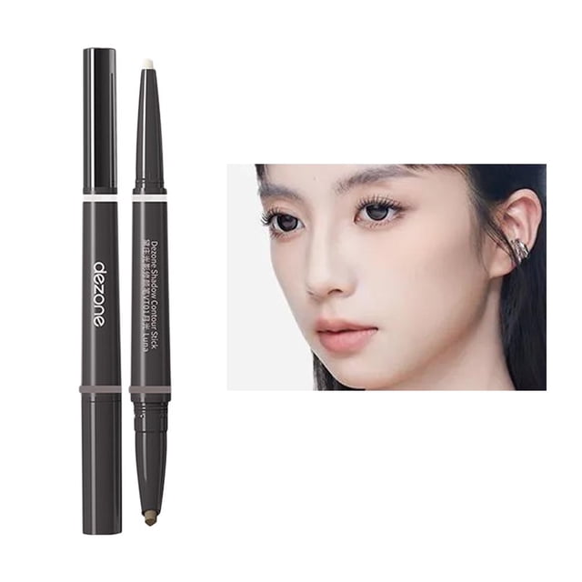 Dual-ended grooming stick, female silhouette, shadow modification, three-dimensional pen