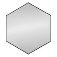 thumbnail image 4 of Kate and Laurel Rhodes Miroir Mural Hexagonal à 6 Côtés, 30,75 X 34,75 Noir, 4 of 4