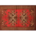 thumbnail image 1 of Ahgly Company Indoor Rectangle Persian Orange Traditional Area Rugs, 2' x 4', 1 of 1