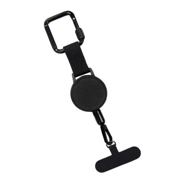 Anti-Theft Retractable Phone Lanyard Tethers Cellphone Tab Strap with Carabiner Anti-Drop Lanyard for Outdoor