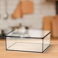 thumbnail image 6 of kowaku Organizer Bin Tea Cup Storage Box Storage Bin Decor Dustproof Sundries Box Saver Box for Supplies Gift Dining Room Short S, 6 of 9