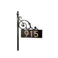 thumbnail image 3 of Decorative Address Marker Yard Sign for Streetside House Numbers - Blank - Numbers Sold Separately, 3 of 8