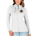 thumbnail image 2 of Women's Antigua White/Silver Chicago Blackhawks Generation Full-Zip Pullover Jacket, 2 of 2