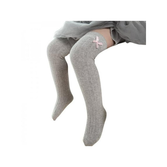 Baby Girl Knee High Socks Toddler Cotton Dress Sock Uniform Stockings Infant Ruffled Socks Long Boys Girls bowknot Cute Leg Warmers For Newborns Infantile