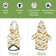 thumbnail image 3 of Uemuo Pizza Slices for Winter Dog Hoodie Sweatshirts with Pockets Warm Dog Clothes for Small Dogs Chihuahua-Medium, 3 of 8