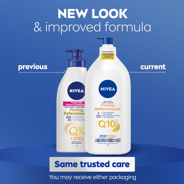 NIVEA Q10 Firming Body Lotion for Women with Q10 and Vitamin C