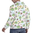 thumbnail image 6 of Xecao Frog Wear Chef Hat Pattern Men's Adult Pullover Hoodie,Hooded Sweatshirt-X-Large, 6 of 7