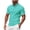 Mint Green, variant on Dianli Golf Men's Uniform Button Lapel Short Sleeve Performance Shirt Breathable Moisture-Wicking Cotton-Blend Casual Fit Pocketed Design for Work Golf Casual Wear Golf
