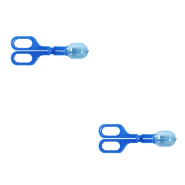 Billuyoard Cuchara de alimentación de lagartos portátil Accesorio fácil y duradero para alimentar lagartos de mascotas azul azul 2Conjunto