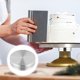thumbnail image 3 of 1pc Cake Baking Tray Axle Turntable Aluminum Alloy Rotating Tray Stand Base, 3 of 4
