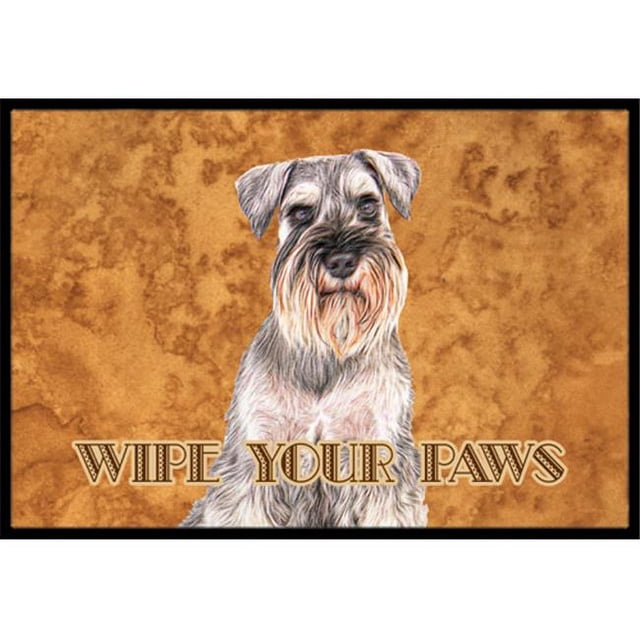 Carolines Treasures KJ1220MAT Schnauzer Wipe your Paws Indoor or Outdoor Mat