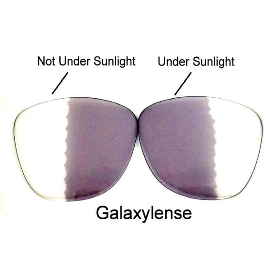 Galaxy Replacement Lenses for Oakley RB 3016 Photochromic Transition Change To Darker Grey Color