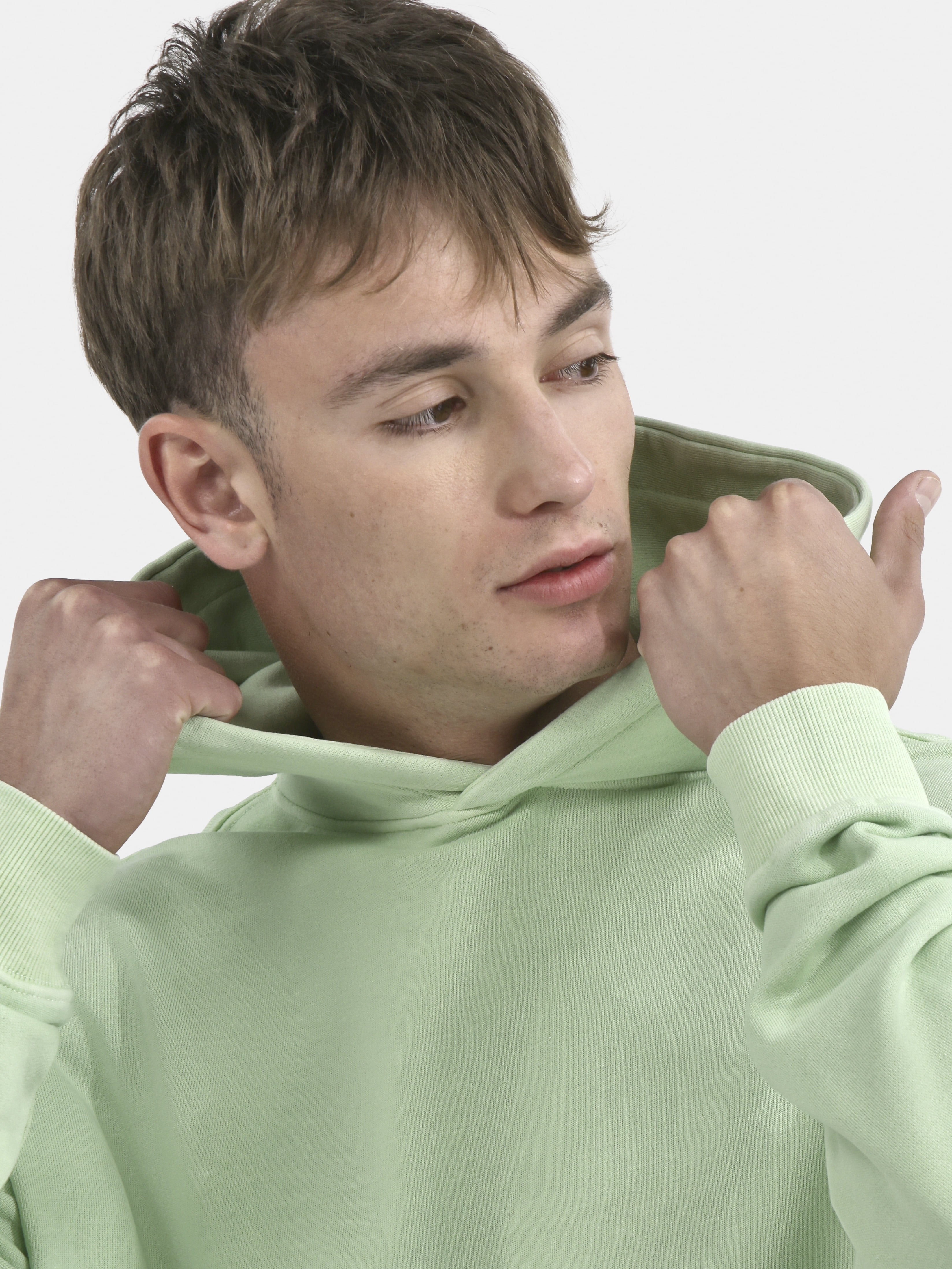 No Boundaries All Gender Oversized Fleece Hoodie Sweatshirt, 1 or 2-Pack, Men's