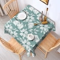 thumbnail image 3 of 42x42 Inch Waterproof Square Tablecloth, Thickened Polyester Table Cover for Dining & Parties, Floral Print, 3 of 6
