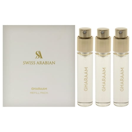 Swiss Arabian Gharaam, Arabian Perfume for Women, 3 Pc Refill Gift Set