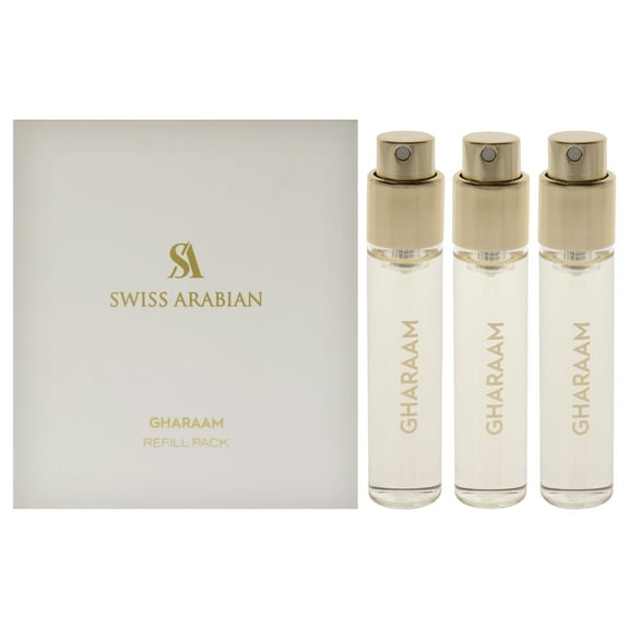 Swiss Arabian Gharaam, Arabian Perfume for Women, 3 Pc Refill Gift Set