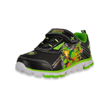 TMNT Boys' Raphael and Leonardo Light-Up Sneakers (Sizes 6 -