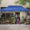 thumbnail image 4 of Ainfox 10x20 Heavy Duty Pop up Canopy Tent with Weighted Sandbags, Outdoor Shade Instant Folding Event Gazebo with Wheeled Bag, Waterproof UV Protection Shade for Events,Blue, 4 of 9